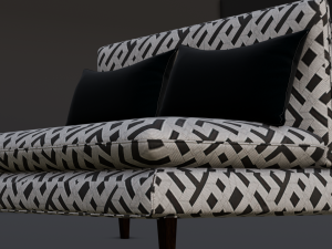 Sofa Set 3D Модель