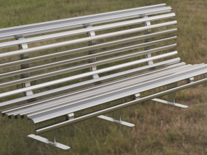 Steel Bench 3D Model