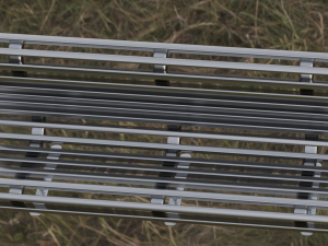 Steel Bench 3D Model