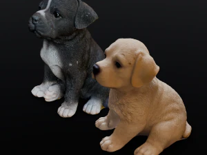 2 Dogs 3D Model