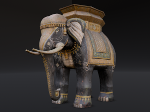Elephant statue Modelo 3D