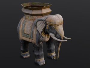 Elephant statue Modelo 3D