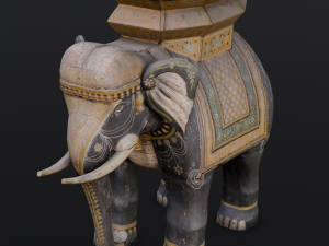 Elephant statue Modelo 3D