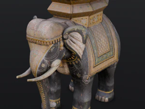 Elephant statue 3D Model