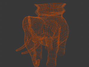 Elephant statue Modelo 3D