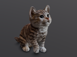 Kitten 3D-Modell