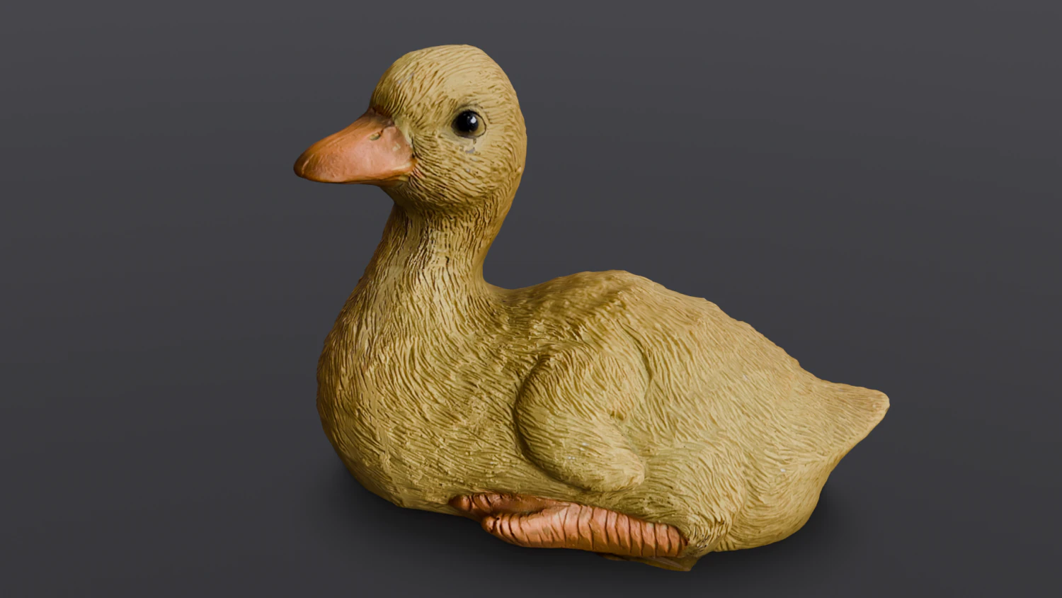 Cartoon Duck 3D Model .c4d .max .obj .3ds .fbx .stl .blend 