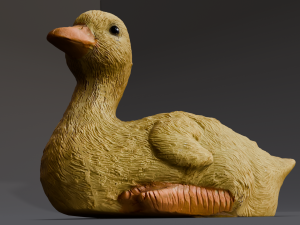 Cartoon Duck Modelo 3D