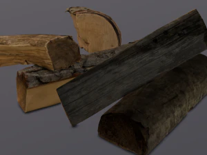 Firewood 3D Model