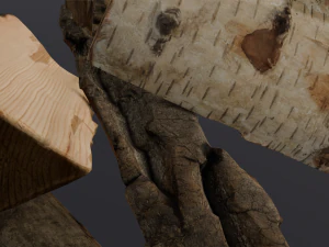 Firewood 3D Model
