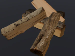 Firewood 3D Model