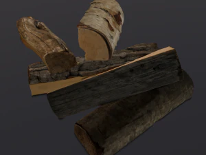 Firewood 3D Model