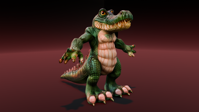 Dragon Toy Modello 3D .c4d .max .obj .3ds .fbx .stl .blend 