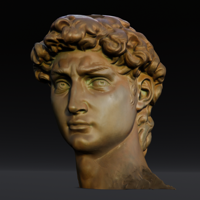 David Michelangelos Statue 3D Model .c4d .max .obj .3ds .fbx .stl .blend 
