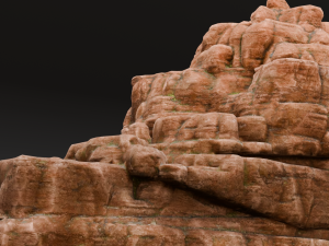 Rock Cliff 3D Model