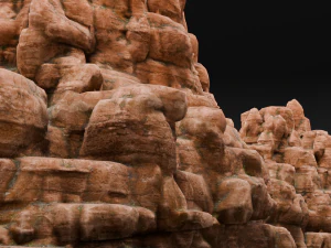 Rock Cliff 3D Model
