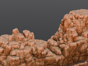 Rock Cliff Modello 3D