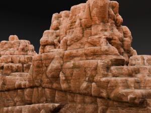 Rock Cliff Modello 3D