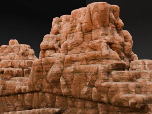 Rock Cliff 3D Model