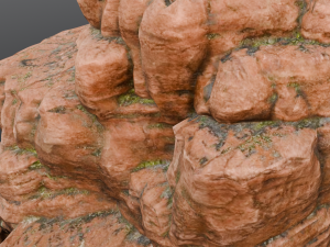 Rock Cliff Modello 3D