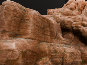 Rock Cliff Modello 3D