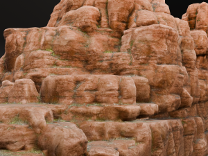 Rock Cliff Modello 3D
