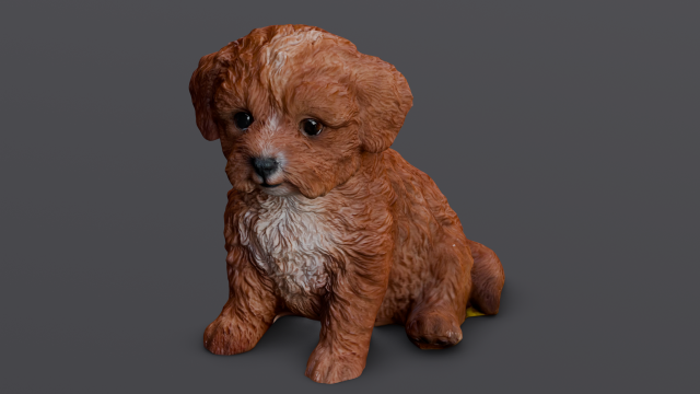 Brown Dog 3D 模型 .c4d .max .obj .3ds .fbx .stl .blend 