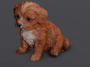 Brown Dog 3D Model