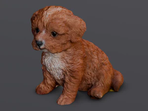 Brown Dog 3D Model