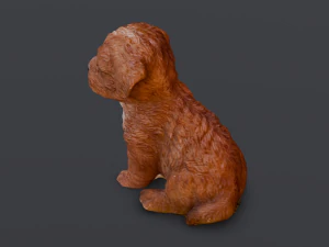Brown Dog 3D Model