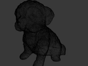 Brown Dog 3D Model