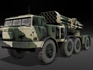 Pojazd wojskowy Model 3D