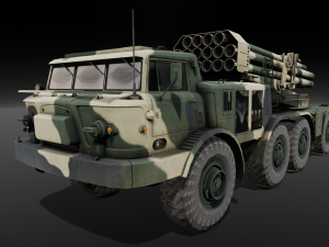 Military Vehicle 3D Model