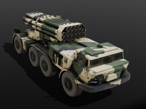 Military Vehicle 3D Model