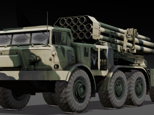 Military Vehicle 3D Model