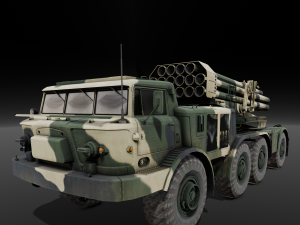 Military Vehicle 3D Model