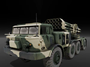 Military Vehicle 3D Model