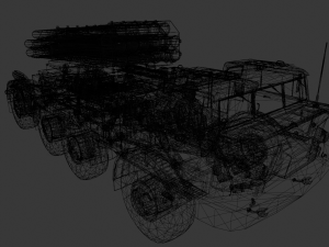 Military Vehicle 3D Model