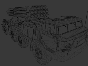 Military Vehicle 3D Model