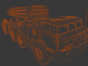 Military Vehicle 3D Model