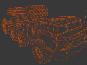 Military Vehicle 3D Model