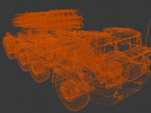 Military Vehicle 3D Model