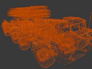 Military Vehicle 3D Model