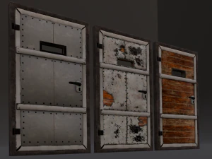 3 Doors 3D Model