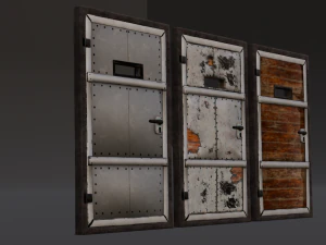 3 Doors 3D Model