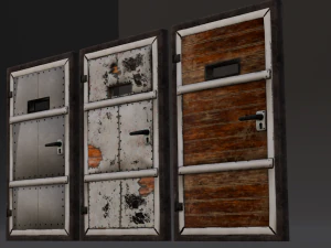 3 Doors 3D Model