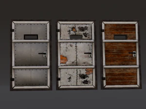 3 Doors 3D Model