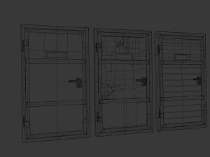 3 Doors 3D Model
