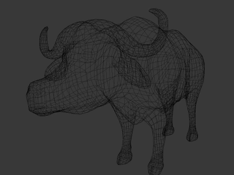 Buffalo 3D Model
