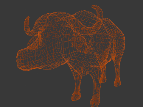 Buffalo Modello 3D